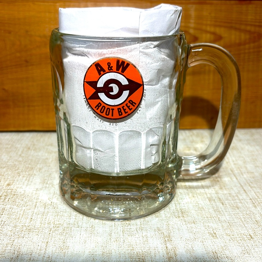 Vintage "A&W" Root Beer Mug - Target Arrow Logo